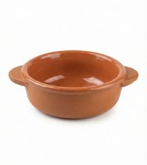 Skleda keramična Mat Terracota, fi 17cm, 2 ročaja 
