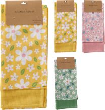 Kuhinjska krpa Rožice 45x70cm, set 2/1
