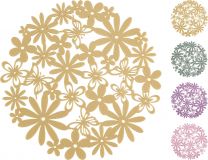 Pogrinjek namizni Flower, fi35cm, filc, več barv
