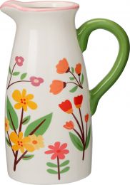 Vrč keramičen Floral, 14x20cm

