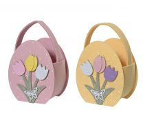 Košarica iz filca Tulipan, 13x16cm
