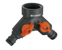 VENTIL RAZDELILNI Z DVEMA ODCEPOMA 26,5MM(G 3/4) IN 33,3MM(G 1) GARDENA