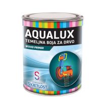 Barva Aqualux temeljna za les bela 0,75l