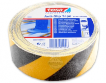 Trak protizdrsni, črn/rumen, 15m x 50mm
