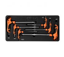 Ključi torx grt. 6/1 (H2.5, H3, H4, H5, H6, H8) v vložku