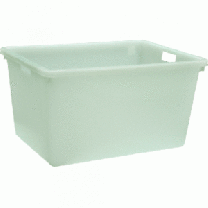 Zaboj za mesarstvo  -  koline 65L 65x45x35cm bel ojačan z jeklom Inter.
