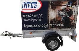 Najem - izposoja: Avtomobilska prikolica LPA 206G