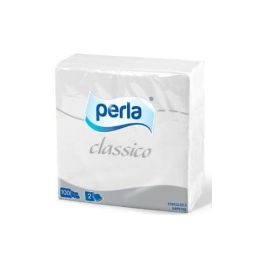 Serveti papirnati, 2 sl., 33x33 cm, 50/1, beli (1 kart = 27 zav) 
