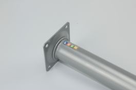 MIZNA NOGA, dim. fi 30x700mm SREBRNA 