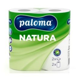 Brisače v roli kuhinjske, 2 sl., 50 list.,  2/1, 23 cm, reciklaža, Paloma Natur 
