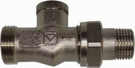 ZAKLJUČEK RADIATORSKI HERZ 1/2" DN15 mm RAVNI  CU S HOLANDCI 1373311