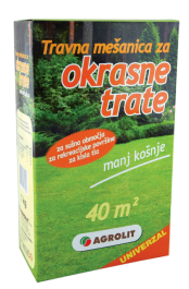 Travna mešanica za okrasne trate, univerzalna 1 kg, Ag. 