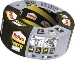 Trak lepilni pattex power tape srebrno siva rola 50M