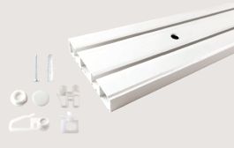 TRAČNICA MÜNCHEN 150cm, dvotirna, bela 