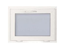 Okno PVC JEWE ECONOMIC 58x58cm, belo, odpiranje samo nagib 