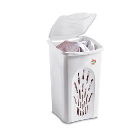 Koš za perilo 50l Primavera, bel 
