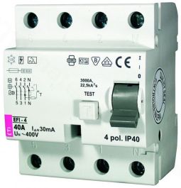 STIKALO EFI-4 40/30mA tip A 2062543 ETI