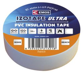 Trak izolirni 0,13x15mm 10m BELI Izotape 10/1 