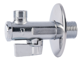 VENTIL KROGLIČNI KOTNI 1/2"-3/8" KV 553 S FILTROM KOVINA,Dn 15/10, dolgi