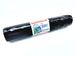 Vrečke za smeti 700 x 1000 x 0,04 my, 110 l, 10/1, črne s trakom 
