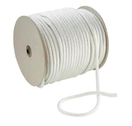 Vrv pletena 5 mm bela