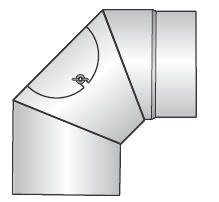 KOLENO DIMNO 150/90 x2mm Asada