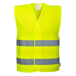 Telovnik odsevni visitor (rumena) št.L/XL