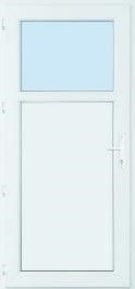 Vrata vhodna DRAVA 980x2080mm, leva, PVC bela 