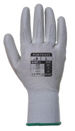 Rokavice PW PU Palm (siva) št.XL-10