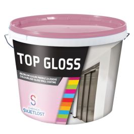 Top gloss vodopralni premaz za notranje zidove 0,85.l