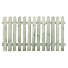 Ograja vrtna 180x100cm, 13 letev, 9x2cm, impregniran les iglavcev 