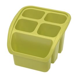 Odcejalnik za pribor 16x16x12cm zelen 
