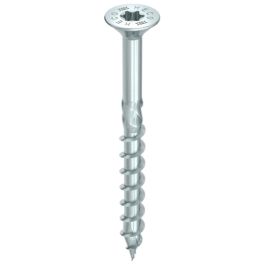 Vijak iverni Heco 4,0x60mm, (Pak=200kos), delni navoj, vgrezna glava, T20, srebrni cink 