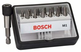 Nastavki vijačni kpl.12+1 z univ.držalom Extra hard C6,3– BOSCH