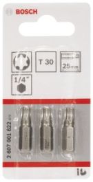 Nastavek torx T30/25 mm 3/1 Extra hard C6,3– BOSCH
