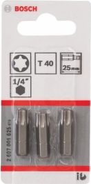 Nastavek torx T40/25 mm 3/1 Extra hard C6,3– BOSCH