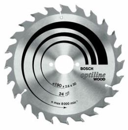 List les 160x20/16x1,8mm 24 zob za krožno žago– BOSCH