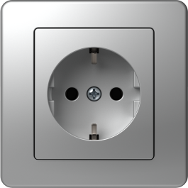 VTIČNICA EKONOMIK SILVER 2P+E 16A 250V TEM VE10ES-B