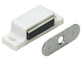 Zaskočnik magnetni 3-4 kg, bel, (Pak=4kos) 