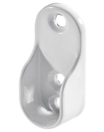 Nosilec ovalne palice 15x30mm, beli, (Pak=2kos) 