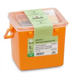 Komplet zaključkov za terasne obloge, HECO (1/30)