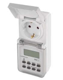 Ura schuko digitalna ZUNANJA IP44