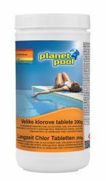 Klorove tablete velike 1 kg počasitopne za dolgoročno dezinf. vode, Sto.