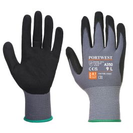 Rokavice PW DermiFlex najlon/PU, Nitril pena (črna) št.M