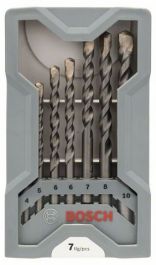 SVEDER komplet beton 7/1  CYL-3, 4/5/6/6/7/8/10 mm– BOSCH