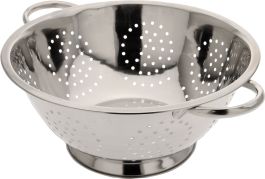 Cedilo inox 24cm, z dvema ročajema
