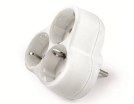 Razdelilec schucko trojni XLINE 3X2P+E IP20  BEL 5/1