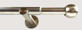 Karnisa antik optik FI19/16mm, dolžina 130-240cm, izvlečna, 1-tirna, inox