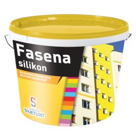 Fasena silikon bela silikonska barva 15 L
(silikona fasadna silikonska barva)