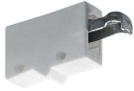 Nosilec elementa, nosilnost 60kg, plastični, bel (Pak=2kos)